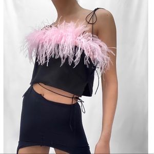 Sarah Robinson Feather Top